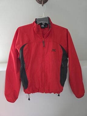 Helly Hansen Red Windbreaker Jacket